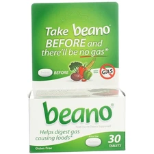 2 Pack Beano Dietary Supplement, 30 Ct 1.3 oz