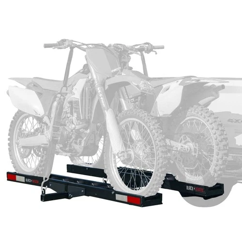 Black Widow Pro Black Anodized Aluminum Double Dirt Bike Carrier - 600 lb. Cap