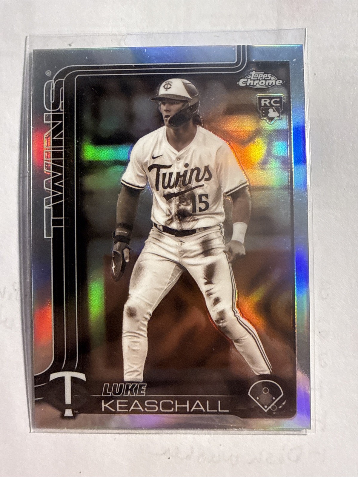2025 Topps Chrome Update Series - Luke Keaschall #USC106 Sepia Refractor (RC)