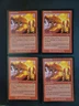 4x Seal of Fire Nemesis NM MTG Magic The Gathering Playset X4 4 See Pics