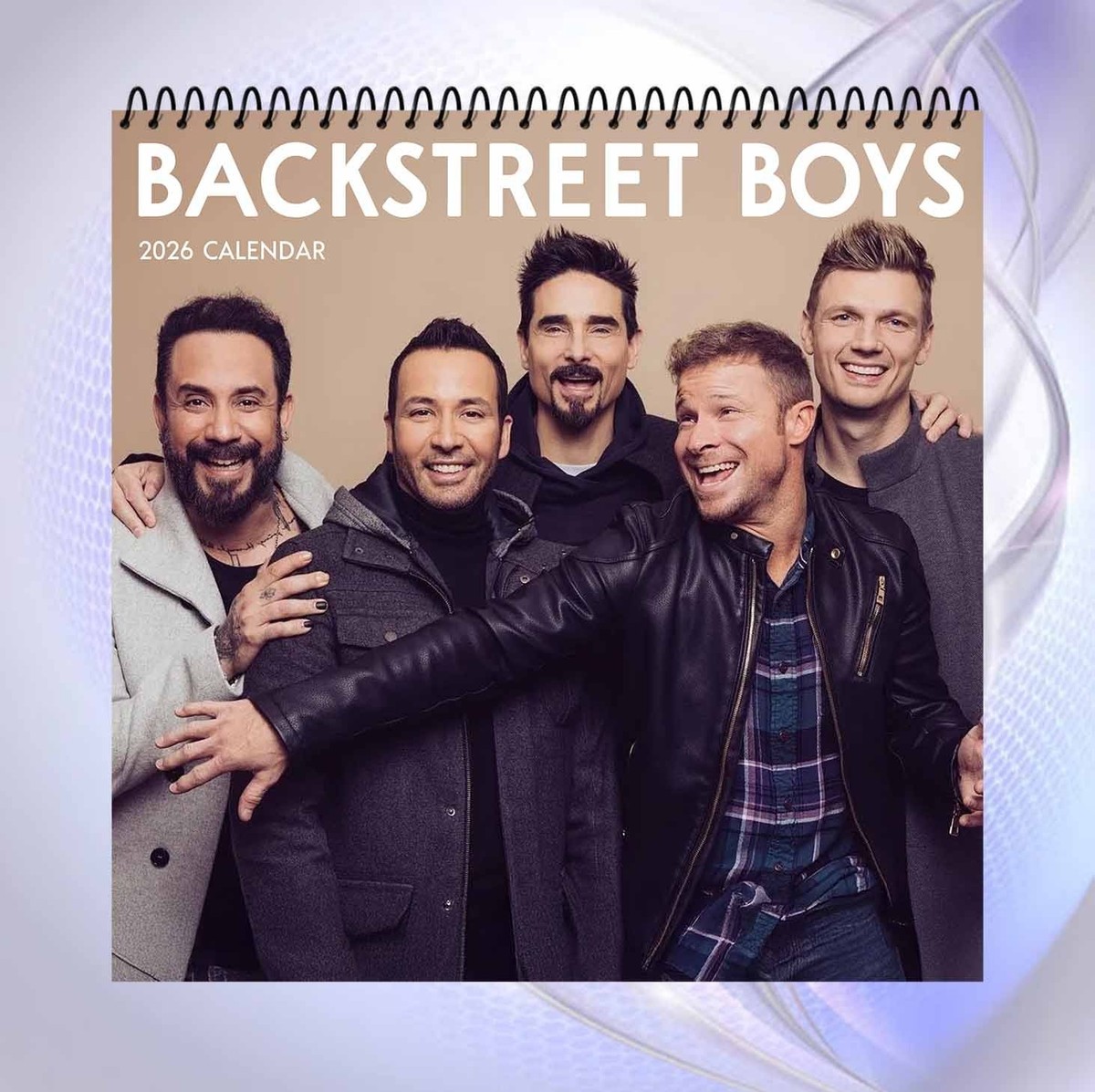 Backstreet Boys 2026 Wall Calendar, Classic Boy Band Music Poster