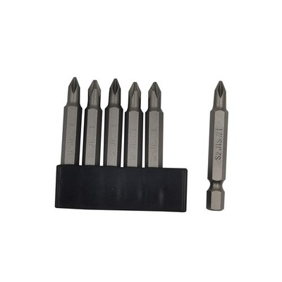 6Pcs 50Mm JIS Screwdriver Bit Set with Magnetic Tip,1/4 Hex Shank, S2 Alloy Stee