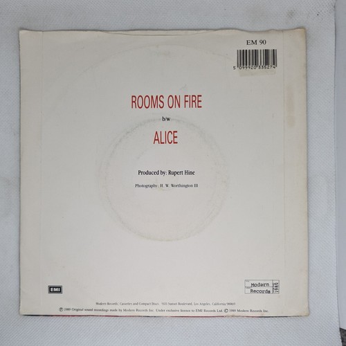Stevie Nicks - Rooms On Fire B/W Alice - EMI - EM 90 - 1989