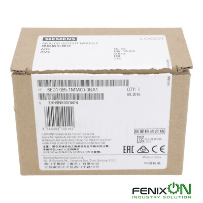 SIEMENS 6ED1055-1MM00-0BA1 LOGO! AM2 AQ ERWEITERUNGSMODUL
