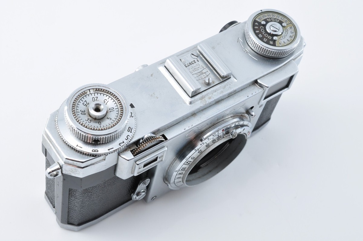 Exc+++++】Contax Zeiss Ikon IIa Black Dial Film Camera