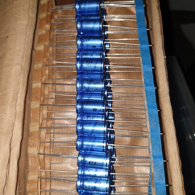 NOS ROE ROEDERSTEIN EBR 100uF 40v 105C HI END Axial Caps FOR AUDIO! 10PCS!
