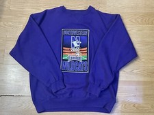 Vintage Northwestern Wildcats Crewneck Size L Football Sweater Purple EUC
