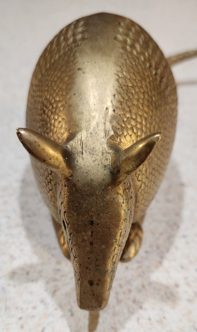 Vintage Cast Brass Armadillo Paperweight or Door Stop eBay