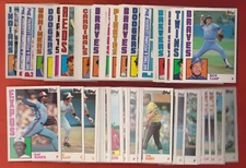 1984 Topps Tiffany - Pick One - Fill Your Set - #550-#792