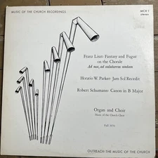 MUSIC OF THE CHURCH RECORDINGS ANN ARBOR MI PRIVATE PRESS EX/EX Poly Sleeve