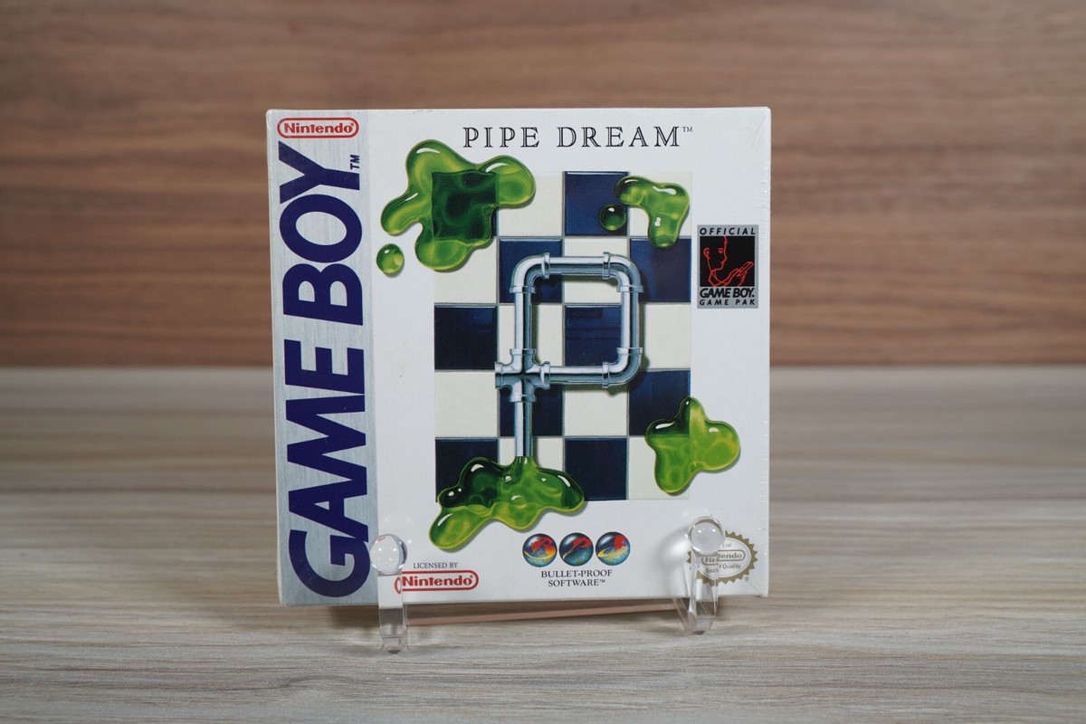 Pipe Dream (Game Boy, Gameboy 1990) FACTORY SEALED! - RARE
