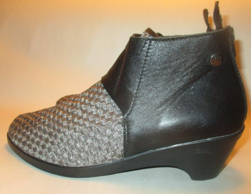 Bernie Mev Women's FM Zip Fashion Boot - Black Leather, Medium Width, Shaft 6.5", EU 39/US 9 - View #7