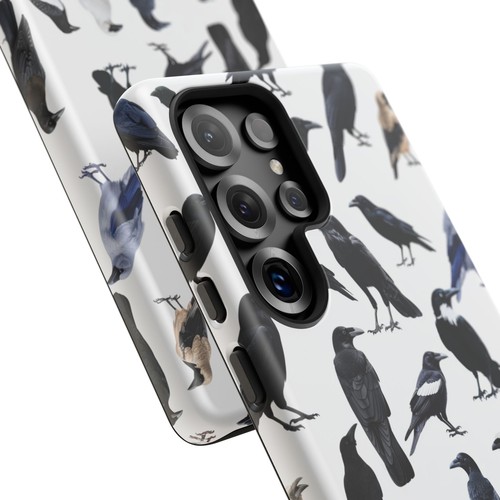 Bird Pattern on White - Phone Case for iPhone, Galaxy, Pixel - 第 199/281 張圖片