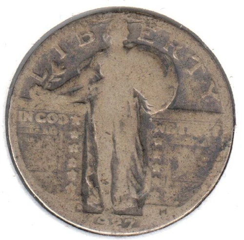 1927-D VERY GOOD Standing Liberty Quarter