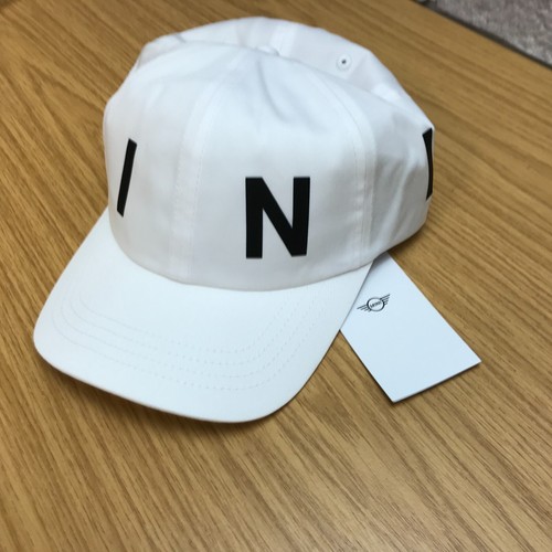 GENUINE MINI Baseball Cap. White Two Tone Wordmark Logo. Adjustable. BNWT. 30A1 - Picture 4 of 12