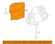 Gm Oem 14-19 Corvette Electrical Starter-heat Shield 12656132 Gm Oem 14-19 Corvette Electrical Starter-heat Shield 12656132