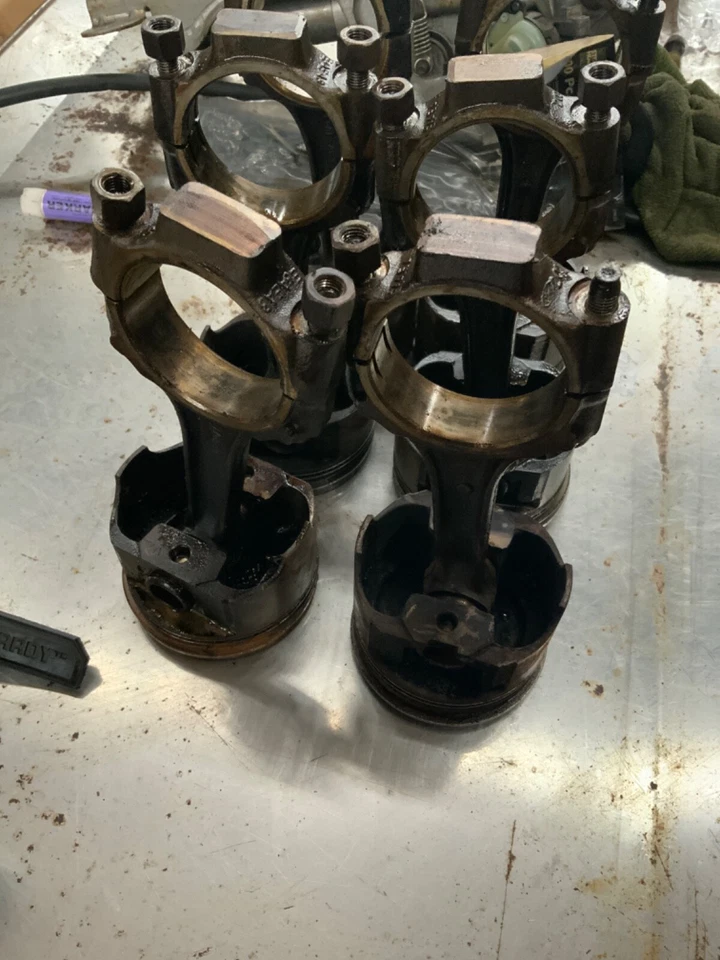 6 Piston for 1986-2001 Ford Ranger Taurus Mercury Sable Mazda B3000 3.0L OHV - Image 2 of 4