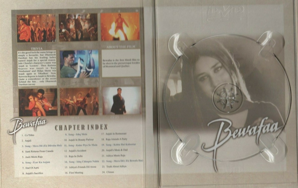 BEWAFAA SHEMAROO BOLLYWOOD DVD Anil Kapoor, Akshay Kumar