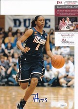 TIFFANY HAYES signed (UCONN HUSKIES) WNBA basketball 8X10 photo JSA AD35420 TIFFANY HAYES signed (UCONN HUSKIES) WNBA basketball 8X10 photo JSA AD35420