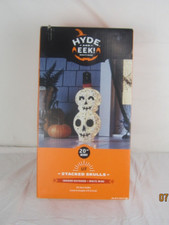 Hyde EEK 20" Lit Stacked Skulls Wired Halloween Decor