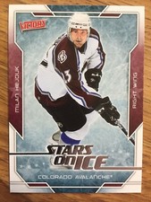 07 08 Upper Deck MILAN HEJDUK Victory Stars On Ice Hockey card #SI32 Colorado 