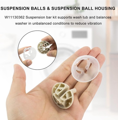W11130362 Kit Asta Sospensione Lavatrice | Per Whirlpool, Kenmore, Crosley, Maytag 23 - Foto 5 di 8