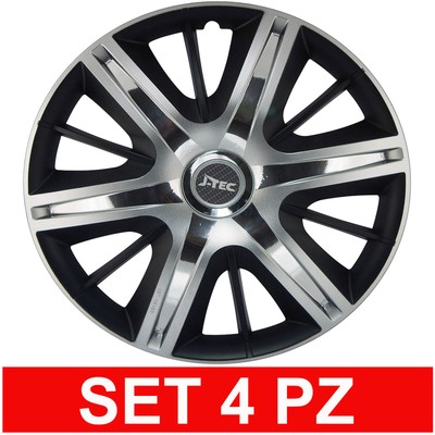 4 Copricerchi auto universali coppa ruota 14/'/' borchie GORECKI VR carbon nero