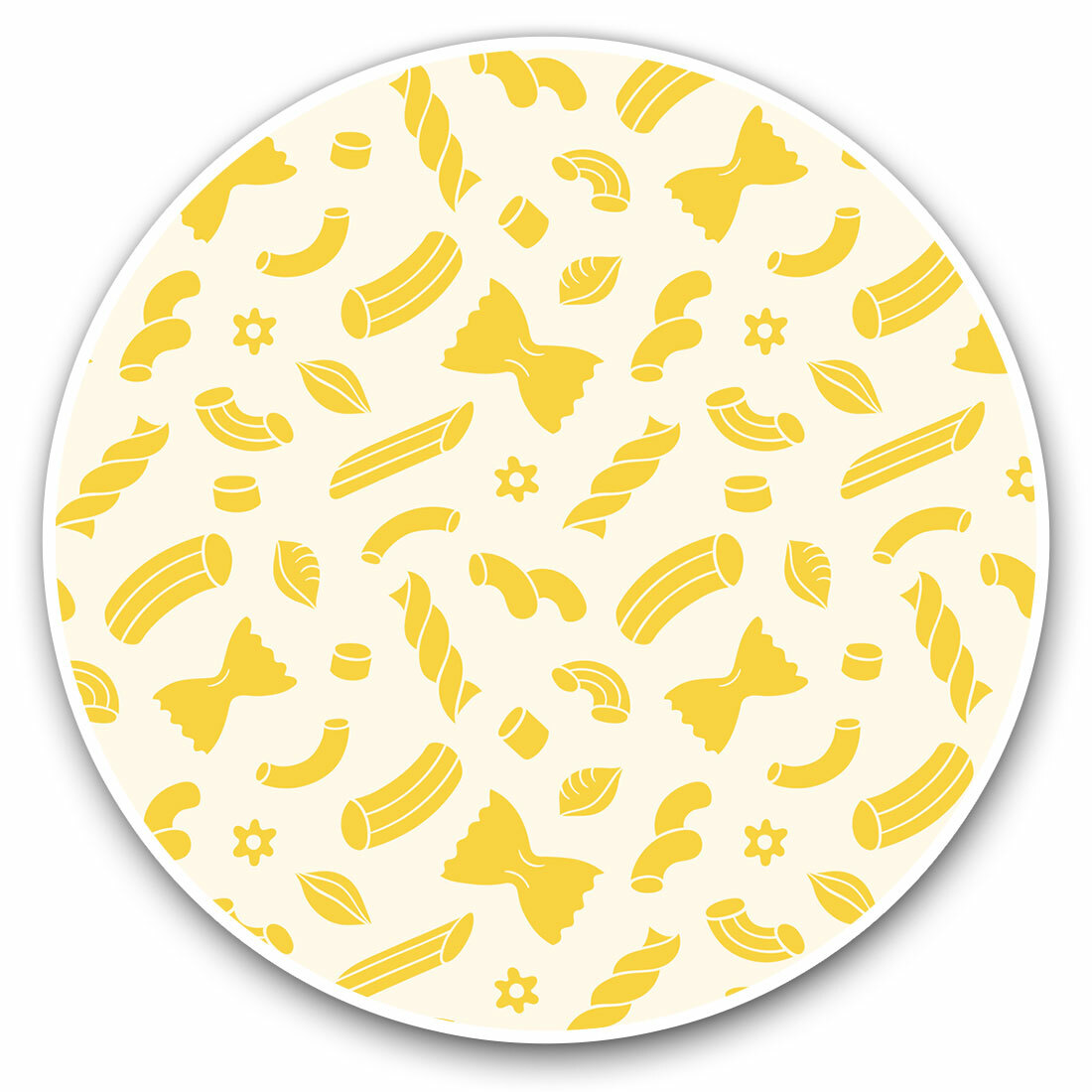 2 x Vinyl Stickers 30cm - Funny Pasta Shapes Italian Cool Gift #12930