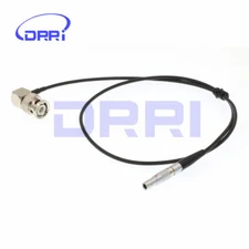 Right Angle BNC to 4 pin Time Code Cable for  Red Epic Scarlet Camera