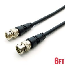 6FT BNC Male to Male Coax/Coaxial RG59 CCTV Surveillance Security Camera Cable