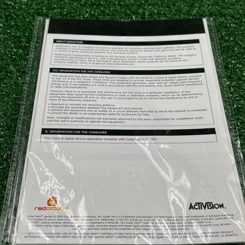 Guitar Hero Aerosmith Gibson Les Paul Sticker Pack New Sealed Activision - Image 2 of 4