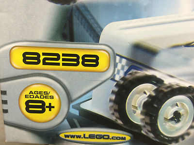 LEGO 8238 TECHNIC SLAMMER DRAGSTERS - NEW FACTORY SEALED-FREE