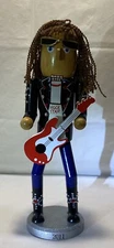 Rock Star Rock & Roll 2011 Wooden 14" Nutcracker, See Photos For Descriptions