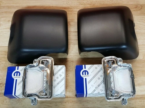 NEW 2019-2025 Jeep Wrangler / Gladiator  Mirror COVERS With LED Turn Signals,OEM