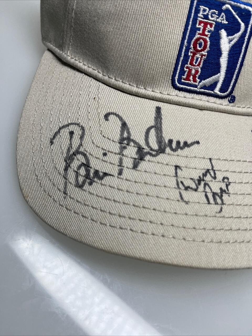 PGA TOUR Autographed Golf Visor 3 SIGNATURES eBay