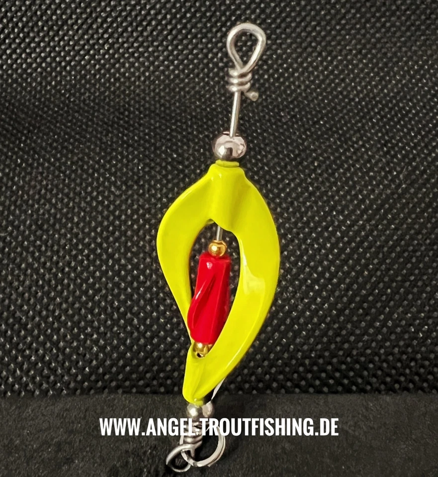 UV 3,4 g gedrehte Trout Spoons twist Forellenköder Japanblinker Raubfisch - Bild 3 von 4