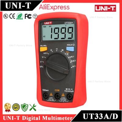 Uni-t Ut33a Ut33b Ut33c Ut33d Plus Pocket Multimeter Digital Ammeter Voltmeter P