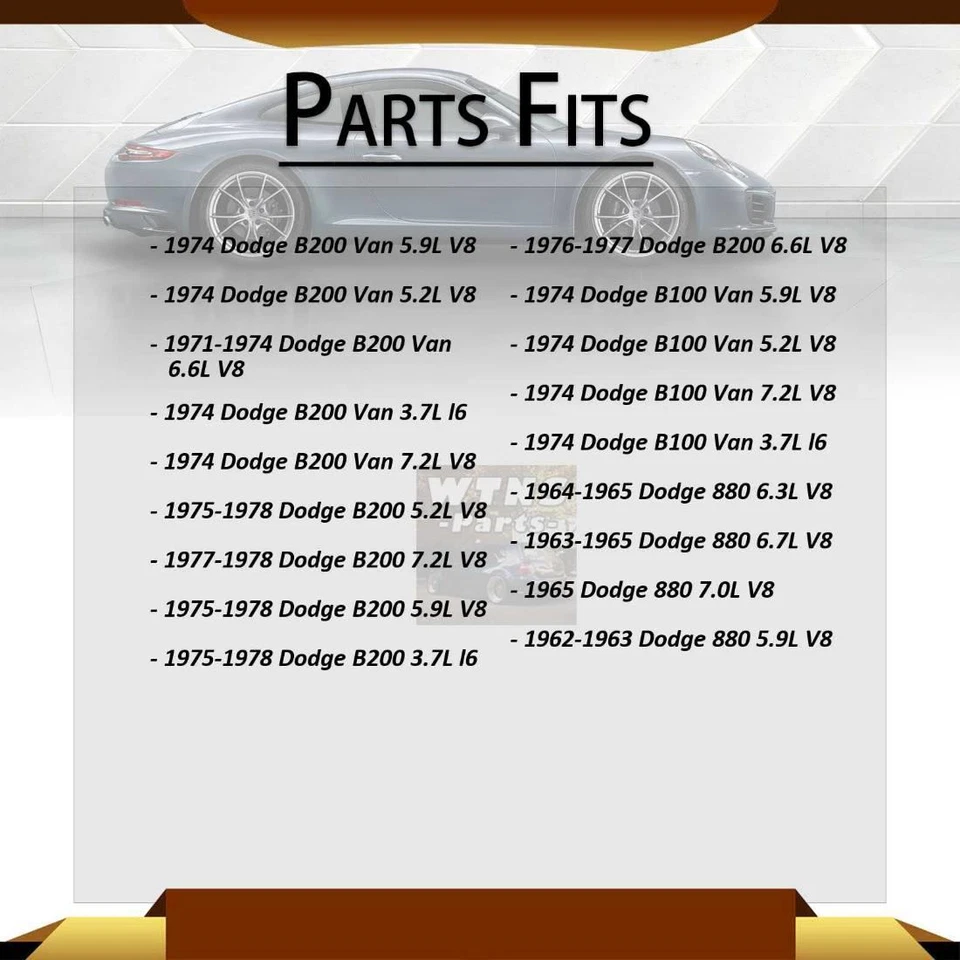 Bomba de agua del motor Dodge 330 GMB 1963~1964 Foto 3 de 4