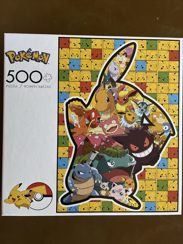 Pokémon Jigsaw Puzzle Pokemon Yellow Pikachu & Friends 500 Pieces Buffalo Used