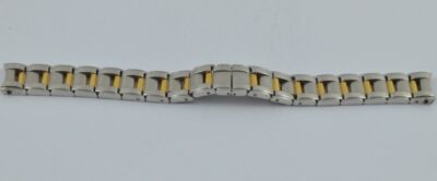 RAYMOND WEIL STAHL/GOLD DAMEN ARMBAND SAXO 14MM VINTAGE RAR