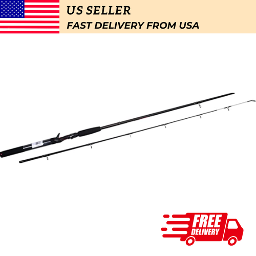 2 Piece 7' Casting Rod Medium Light Saltwater Fishing Durable Strong