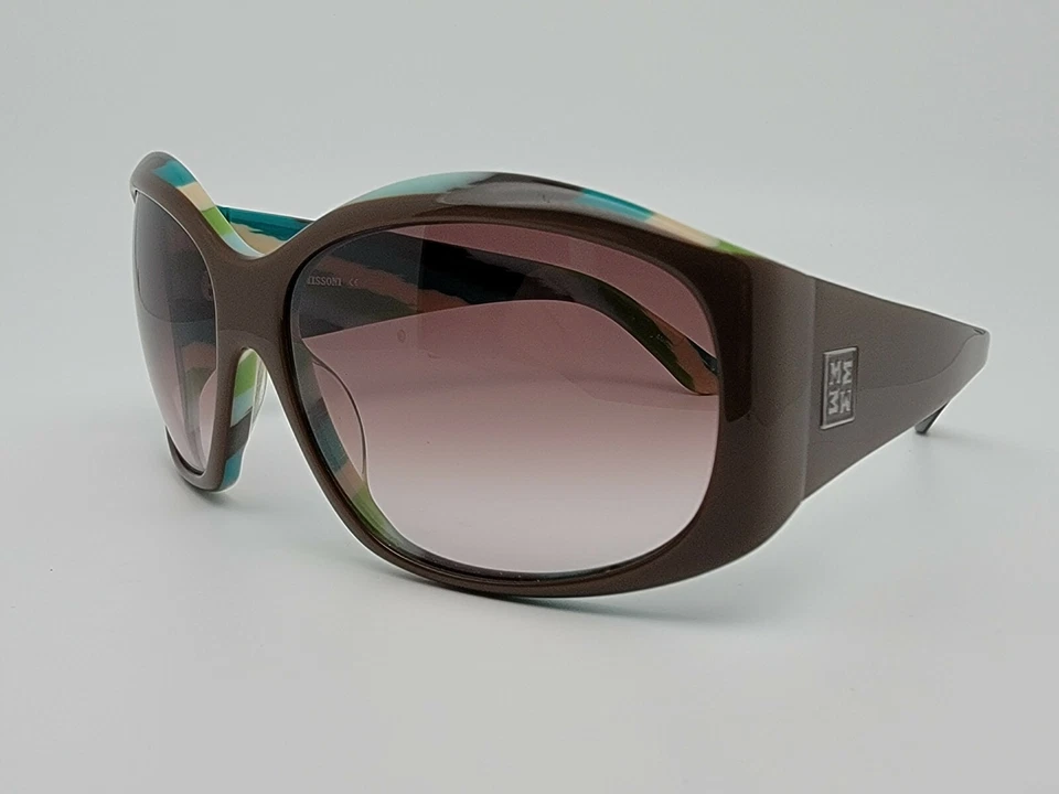 Missoni MI58402 Auburn Sherbet Frame Brown Gradient Lens Sunglasses 62-16-125 - Image 3 of 4