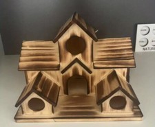 Pet Wooden House For Bird, Hanging Bird House For Outdoor Yard Or Garden.