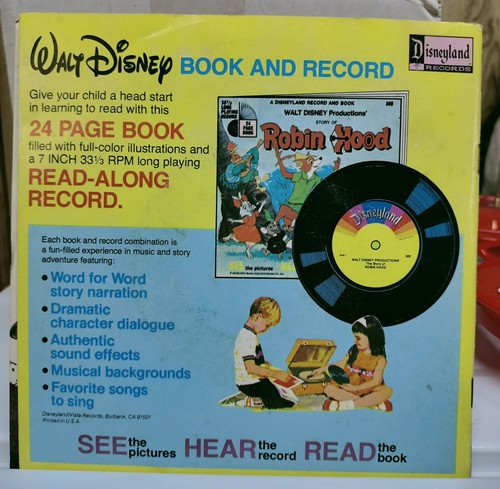 Walt Disney 101 dalmations Read Along Book With Disneyland record - 第 5/5 張圖片