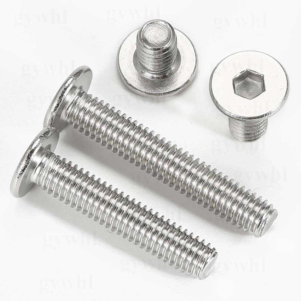 A2 Stainless Steel Ultra Thin Wafer Flat Head Low Profile Screws