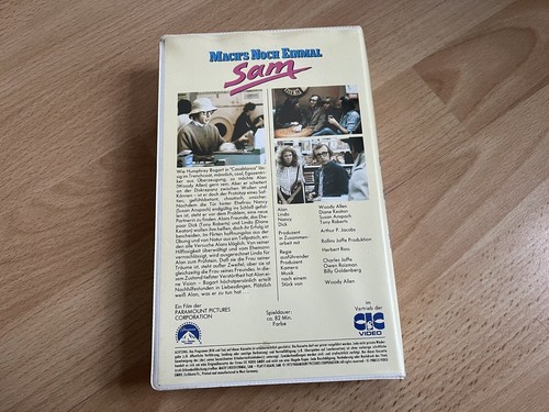 Mach‘s noch einmal, Sam (1972) Woody Allen | CIC VHS Großer Einleger - Imagen 2 de 12