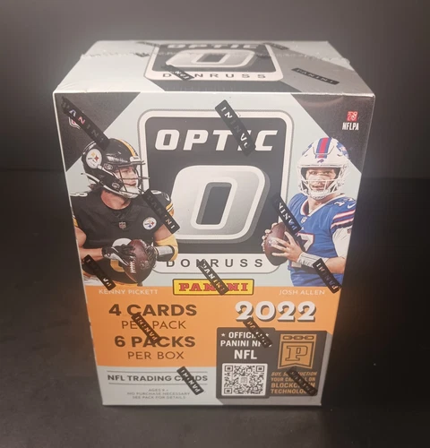 2022 Donruss OPTIC NFL 🏈 Football Blaster Box (Blue Hyper Prizm Parallels)