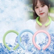1/2Pcs Cool Tube Neck Cooling Ring Summer Gadget Wearable Ice Collars Portable