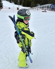 Kids Ski Carrier Carry Strap LIFESAVER BLUE