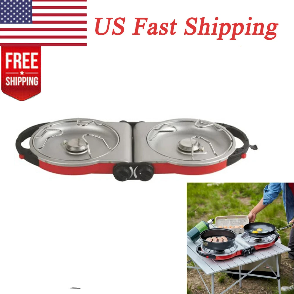 Coleman Fold N Go 2 Burner Propane Camping Stove, | eBay